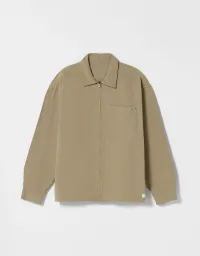 Baumwolljacke mit Reißverschluss